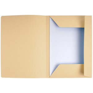 SuperFile 210 Beige Porte-documents 3 rabats DIN A4 50 pcs 24x32cm