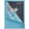 EXACOMPTA Chemises à fenêtre 160g DIN A4 22x31cm SUPER bleu clair 100pcs