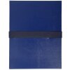 Porte-documents Exacompta dos extensible bande velcro A4 bleu foncé