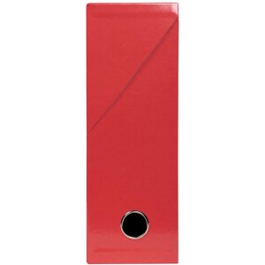 Exacompta Transferbox carton dos 90mm 25x33cm pour DIN A4 Iderama rouge