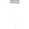 Exacompta Étiquettes de dos 80 mm Blanc 185x56 mm 10 pièces par paquet