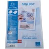 Exacompta 5670E Pochettes transparentes Stop Doc DIN A4 110µ cristal 100 pièces