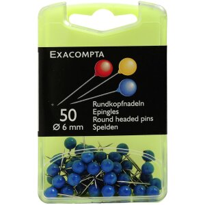 Exacompta Aiguilles de marquage rondes Ø6mm bleu...