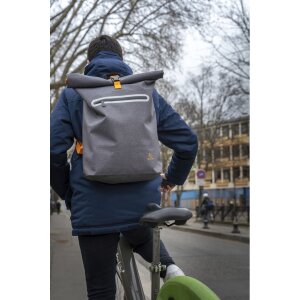 Exacompta Sac à dos étanche Exactive Young 33x49x14cm gris tempête