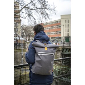 Exacompta Sac à dos étanche Exactive Young 33x49x14cm gris tempête