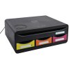 Exacompta TOOLBOX MINI 4 tiroirs Station de recharge Qi Arc-en-ciel