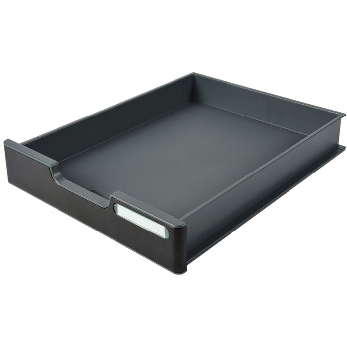 Exacompta 336714D Modulodoc Tiroir EcoBlack gris foncé pour DIN A4+ recyclé