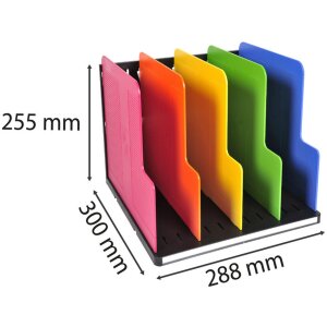 Exacompta MODULOTOP trieur vertical 5 intercalaires Iderama arc-en-ciel