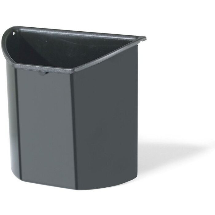 Exacompta 43142D Etui écologique 2,5L semi-circulaire Anthracite plastique recyclé