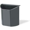 Exacompta 43142D Etui écologique 2,5L semi-circulaire Anthracite plastique recyclé