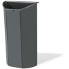 Exacompta Eco-embout demi-rond profond pour poubelle 4,5 litres Anthracite