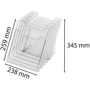 Exacompta 60258D Présentoir de table A4 5...