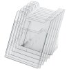 Exacompta 60258D Présentoir de table A4 5 compartiments Exacryl cristal Transparent