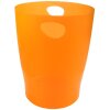 Exacompta Corbeille à papier ECOBIN 15 litres Office Orange 26,3x26,3x33,5 cm