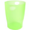 Exacompta Corbeille à papier ECOBIN 15 litres Office vert 26,3x26,3x33,5 cm