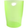 Exacompta Corbeille à papier ECOBIN 15 litres Office vert 26,3x26,3x33,5 cm