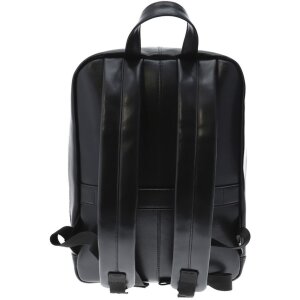 Exacompta 17637E Sac à dos pour ordinateur portable en cuir noir hydrofuge 17 pouces Exactive