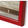 Cadre photo en bois Aosta 10x15 cm rouge