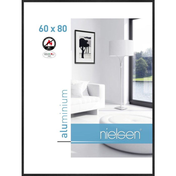 Cadre anti-feu Nielsen C2 structure noir mat 60x80 cm