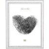 Cadre photo Deknudt S221H3 blanc 40x60 cm cadre en bois