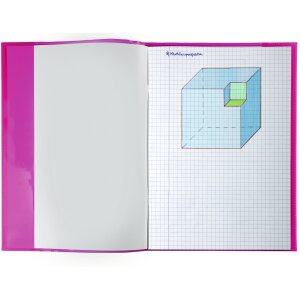 Protège-cahier HERMA Transparent PLUS A4 rose