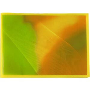 Protège-cahier HERMA Transparent PLUS A5 horizontal jaune