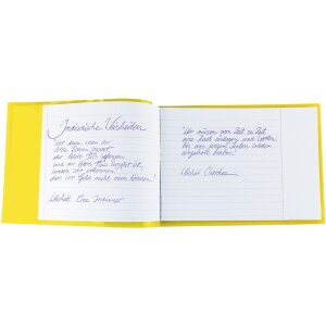 Protège-cahier HERMA Transparent PLUS A5 horizontal jaune