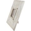 Clayre & Eef Cadre photo en bois 2F0846 blanc 9x9 cm