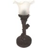 LumiLamp 5LL-6103 Lampe de table Tiffany Ø 12x31 cm E14-max 1x25W Blanc