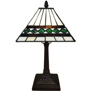 LumiLamp 5LL-6107 Lampe de table Tiffany 20x20x34 cm...