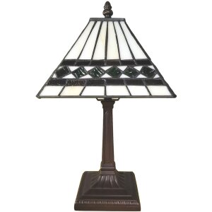 LumiLamp 5LL-6107 Lampe de table Tiffany 20x20x34 cm...