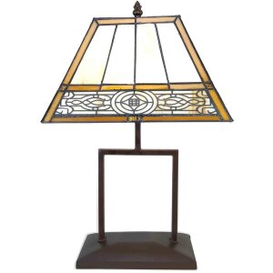 LumiLamp 5LL-6128 Lampe de table Tiffany 28x20x44 cm...