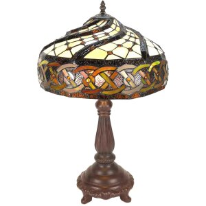 LumiLamp 5LL-6136 Lampe de table Tiffany Ø 38x57...