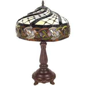 LumiLamp 5LL-6136 Lampe de table Tiffany Ø 38x57...