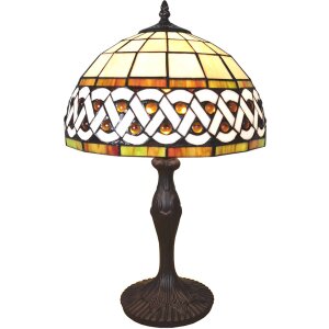 LumiLamp 5LL-6153 Lampe de table Tiffany Ø 31x43...