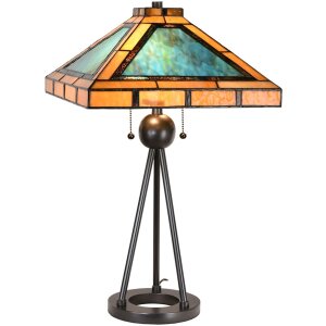 LumiLamp 5LL-6164 Lampe de table Tiffany 61x61x73 cm...