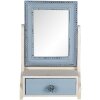 Clayre & Eef 62S242 Miroir sur pied bleu 25x14x38 cm