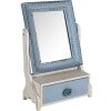 Clayre & Eef 62S242 Miroir sur pied bleu 25x14x38 cm