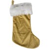 Clayre & Eef 64957 Chaussette de Noël marron 30x1x45 cm