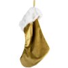 Clayre & Eef 64957 Chaussette de Noël marron 30x1x45 cm