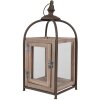 Clayre & Eef 64958 Lanterne marron 19x19x46 cm