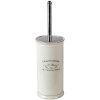 Clayre & Eef 6CE1236 Porte-brosse de toilette blanc Ø 11x24 cm