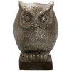 Clayre & Eef 6CE1306 Déco Hibou Gris 15x10x23 cm