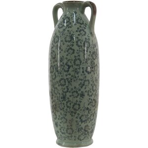 Clayre & Eef 6CE1393L Vase décoratif bleu,...