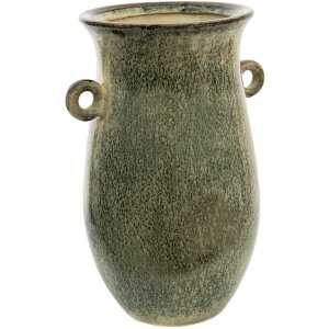 Clayre & Eef 6CE1405 Vase décoratif Vert, Marron, Beige 18x14x26 cm