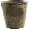 Clayre & Eef 6CE1407L Pot de fleurs pour lintérieur Vert, Marron, Beige Ø 17x16 cm