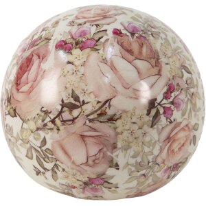 Clayre & Eef 6CE1412L Boule décorative rose...