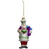 Clayre & Eef 6GL3325 Pendentif Père Noël multicolore 8x6x17 cm