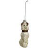 Clayre & Eef 6GL3362 Pendentif Bijoux Chien Blanc 5x5x14 cm