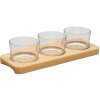 Clayre & Eef 6GL3511 Plat de service Transparent 29x11x9 cm